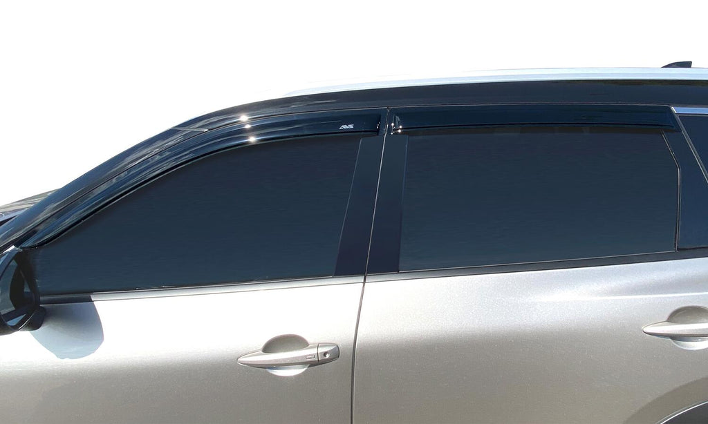 Auto Ventshade AVS 94902 Ventvisor Deflector; Smoke; Outside Mount; 4 pc. for Select Nissan Rogue