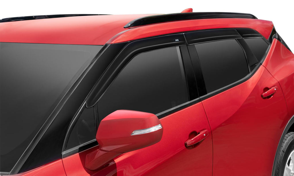 Auto Ventshade AVS 896081 Ventvisor Deflector; Smoke; Low Profile; Outside Mount; 6 pc. for Select Chevrolet Blazer