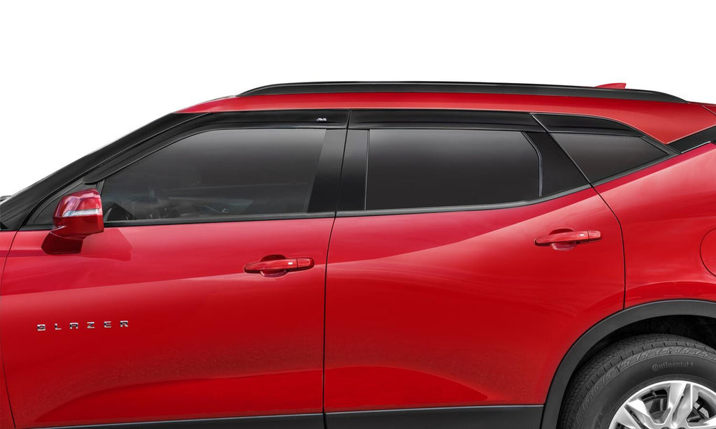 Auto Ventshade AVS 896081 Ventvisor Deflector; Smoke; Low Profile; Outside Mount; 6 pc. for Select Chevrolet Blazer