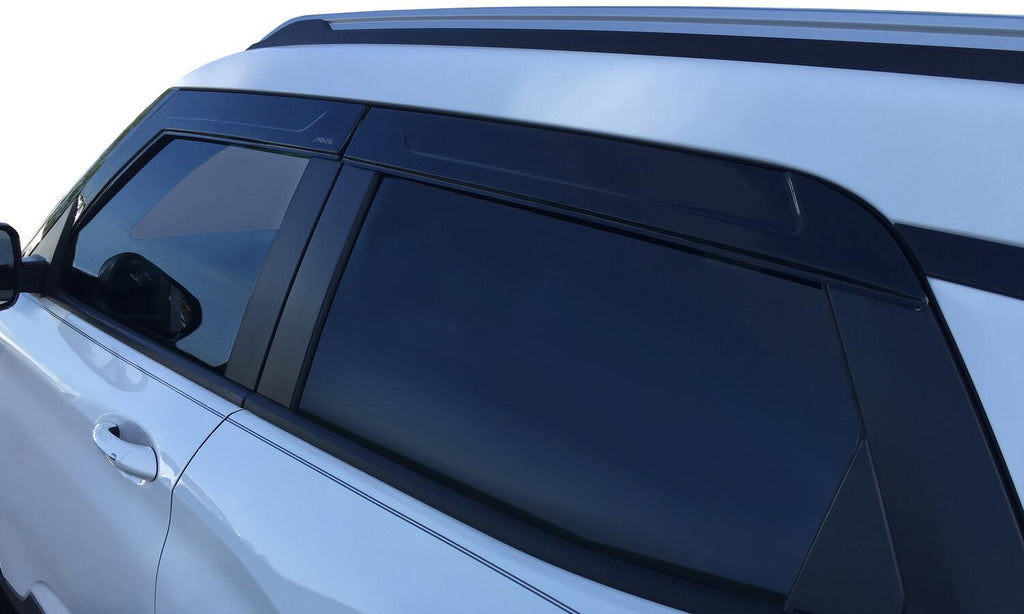 Auto Ventshade AVS 894099 Ventvisor Deflector; Smoke; Low Profile; Outside Mount; 4 pc. for Select Chevrolet Trailblazer