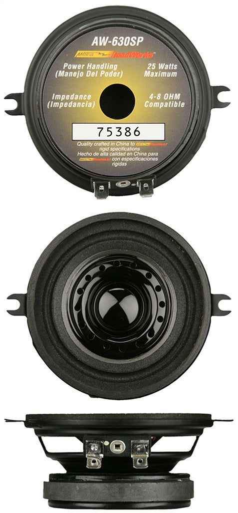 Metra Electronics AW-630SP Speaker for Select Acura RDX, Acura RL, Acura TL, Arctic Cat EFI H2 4x4 Auto Mud Pro, Arctic Cat EFI H2 4x4 Auto TRV, BMW 323Ci, BMW 325Ci, BMW Z4, Buick LaCrosse, Buick Regal, Buick Skyhawk, Buick Verano, Cadillac CTS,