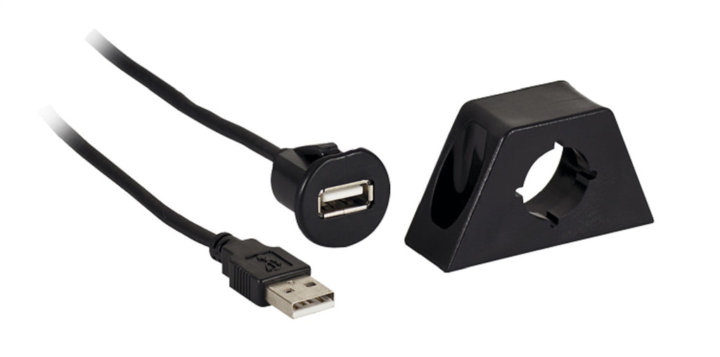 Metra Electronics AX-FMUSBEXTCB 6 ft. USB Extension Cable w/Mount