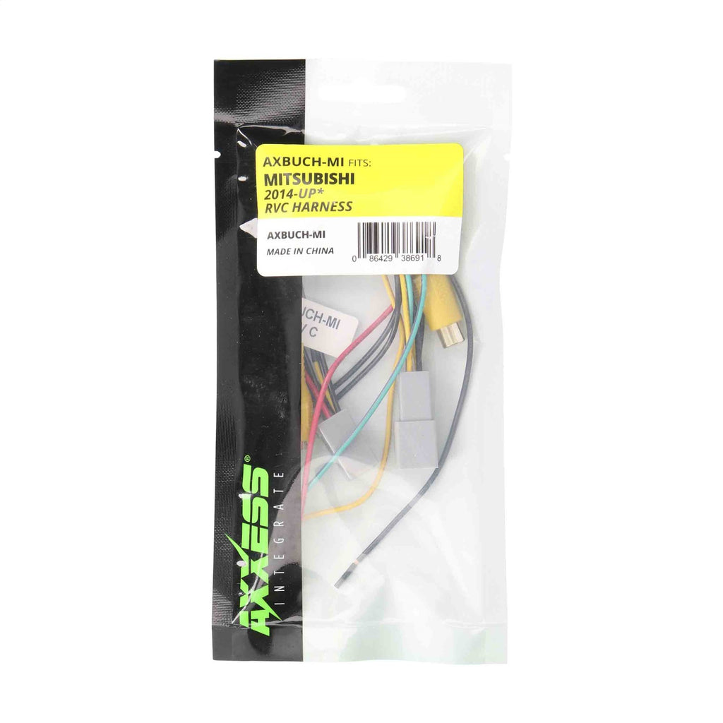 Metra Electronics AXBUCH-MI Radio Backup CAM Wiring Harness for Select Mitsubishi Eclipse Cross, Mitsubishi Lancer, Mitsubishi Mirage, Mitsubishi Mirage G4, Mitsubishi Outlander, Mitsubishi Outlander PHEV, Mitsubishi Outlander Sport, Mitsubishi RVR,