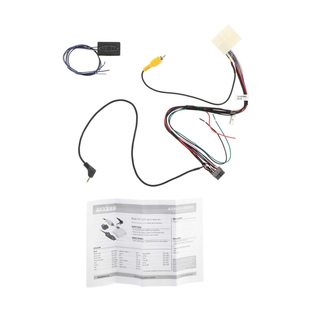 Metra Electronics AXBUCS-NI326V Radio Display Wiring Harness for Select Nissan 350Z, Nissan 370Z, Nissan Altima, Nissan Armada, Nissan Cube, Nissan Frontier, Nissan GT-R, Nissan Juke, Nissan Kicks, Nissan LEAF, Nissan Maxima, Nissan Micra, Nissan Murano,