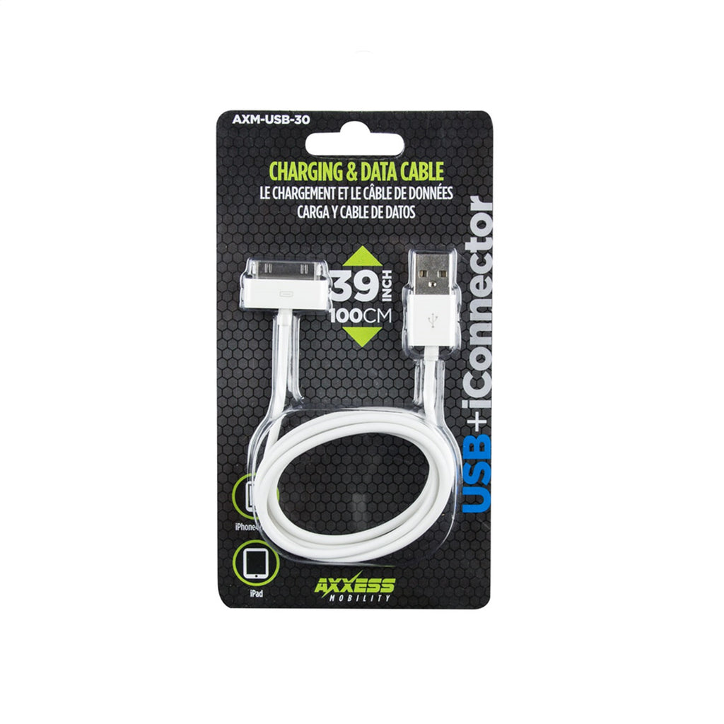 Metra Electronics AXM-USB-30 iConnector To USB Charging And Data Cable