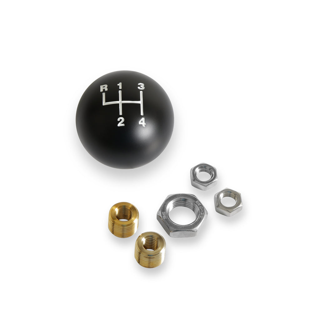 Abs-Shift-Knob---4-Speed-Pattern---Matte-Black