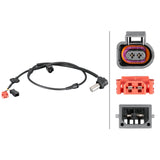 Hella 012806921 ABS Wheel Speed Sensor