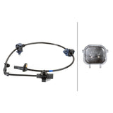 Hella 230040071 ABS Wheel Speed Sensor