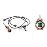 Hella 230040671 ABS Wheel Speed Sensor