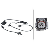 Hella 012679771 ABS Wheel Speed Sensor