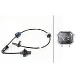 Hella 230040351 ABS Wheel Speed Sensor