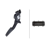 Hella 933902791 Accelerator Pedal Sensor
