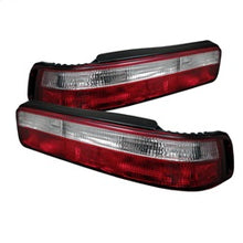 Load image into Gallery viewer, Acura-Integra-90-93-2Dr-Euro-Style-Tail-Lights-Red-Clear-Alt-Yd-Ai90-Rc