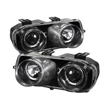 Load image into Gallery viewer, Acura-Integra-94-97-Projector-Headlights-Led-Halo--Black-High-H1-Low-9006-Pro-Yd-Ai94-Hl-Bk