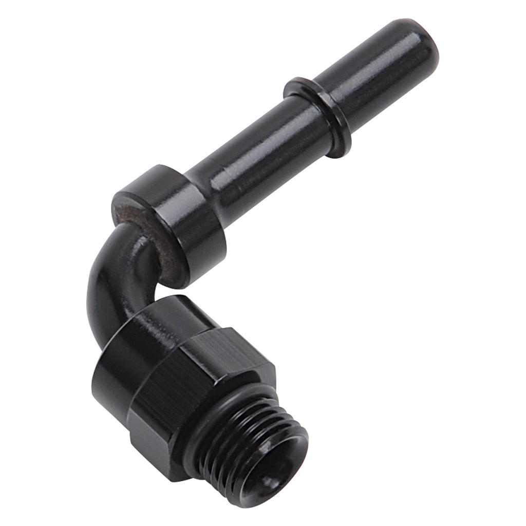 Adapt-Fitting-38-Sae-Quick-Disc-Male-To-6-Sae-Port-Male-Swivel-End-90-Deg-Blk
