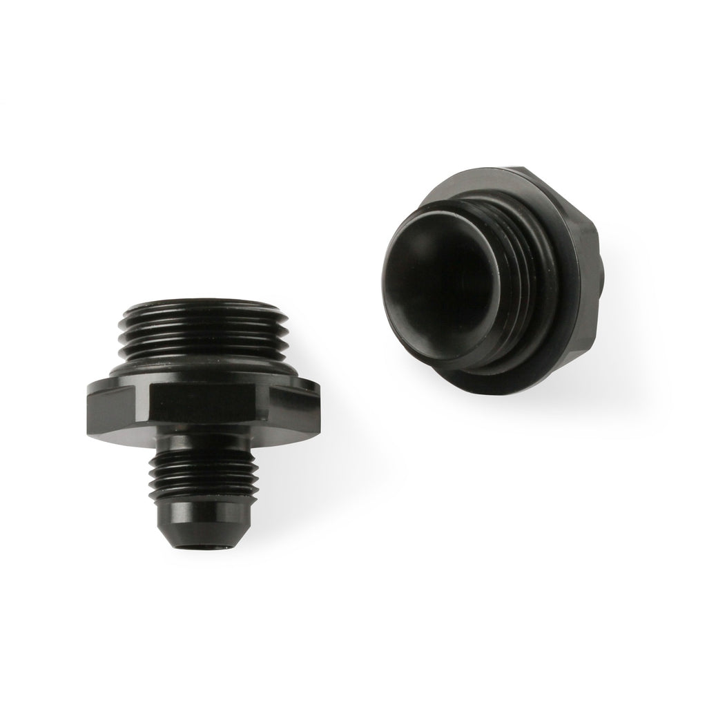 Adapter,-6An-To-Oil-Cooler,2-Pack,Black