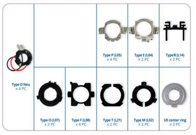 Philips ADAPTER KIT H7 LED Adapter Ring Kit