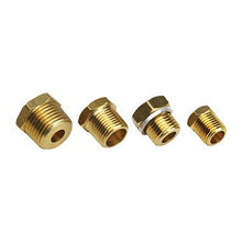 Load image into Gallery viewer, Adapters-Mech-Wtemp,-4-Pcs,-18--27-Nptf-To-M14x1.5,-M16x1.5,-M18x1.5,-58-Unf
