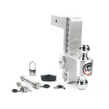 Weigh Safe CTB10-2.5-SET Adjustable 180 Hitch Chrome Tow Balls- 10