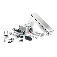 Load image into Gallery viewer, Adjustable-180-Hitch-Chrome-Tow-Balls--10-Drop-For-2.5-Receiver-W-Lockset