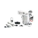Weigh Safe CTB4-2.5-SET Adjustable 180 Hitch w/ Chrome Tow Balls - 4
