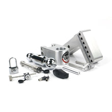 Load image into Gallery viewer, Adjustable-180-Hitch-W-Chrome-Tow-Balls---4-Drop-For-2.5-Receiver-W-Lockset