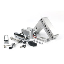 Load image into Gallery viewer, Adjustable-180-Hitch-W-Chrome-Tow-Balls---6-Drop-For-2.5-Receiver-W-Lockset