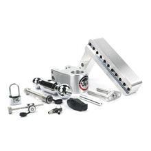 Load image into Gallery viewer, Adjustable-180-Hitch-W-Chrome-Tow-Balls---8-Drop-For-2-Receiver---W-Lockset