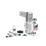 Weigh Safe CTB8-3-SET Adjustable 180 Hitch w/ Chrome Tow Balls - 8