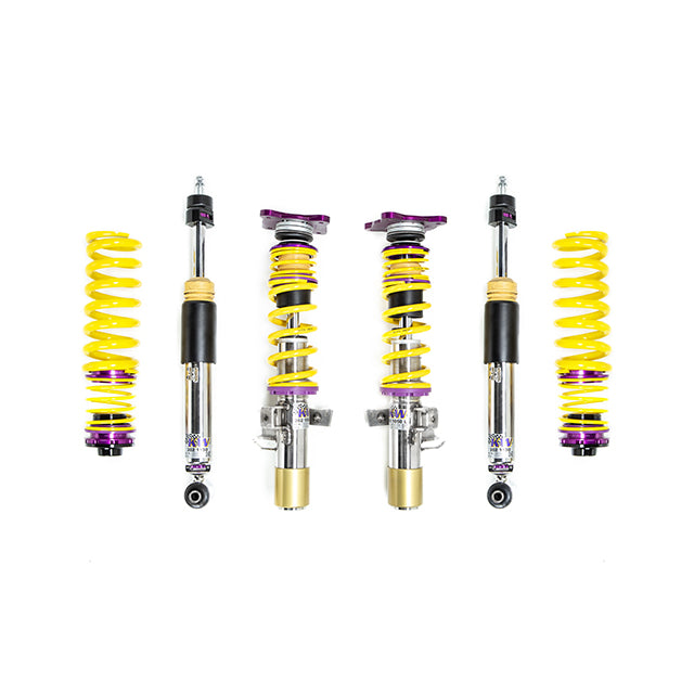 Adjustable-Coilovers,-Aluminum-Top-Mounts,-Independent-Compression-And-Rebound