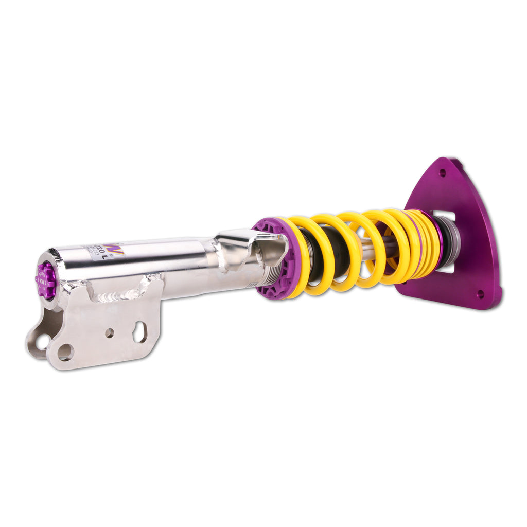 Adjustable-Coilovers,-Aluminum-Top-Mounts,-Independent-Compression-And-Rebound