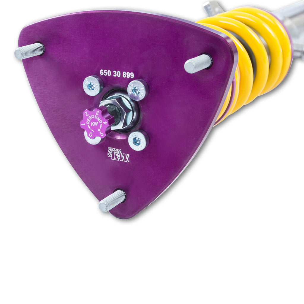 Adjustable-Coilovers,-Aluminum-Top-Mounts,-Independent-Compression-And-Rebound
