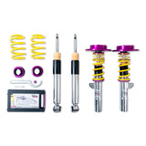 KW 352208AG Adjustable Coilovers, Aluminum Top Mounts, Independent Compression and Rebound