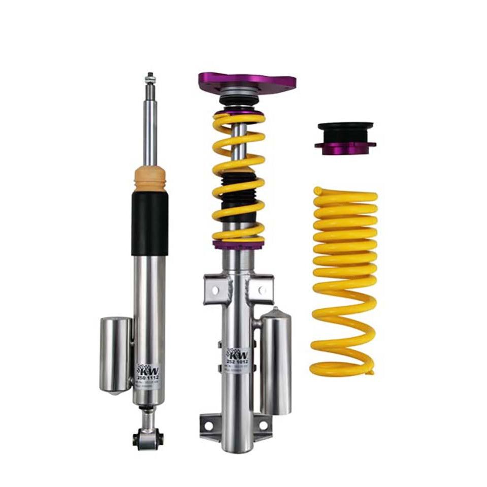 Adjustable-Coilovers,-Aluminum-Top-Mounts,-Independent-Compression-And-Rebound