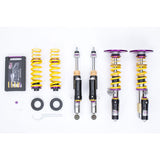 KW 397202BK Adjustable Coilovers, Aluminum Top Mounts, Rebound and Low & High Compression