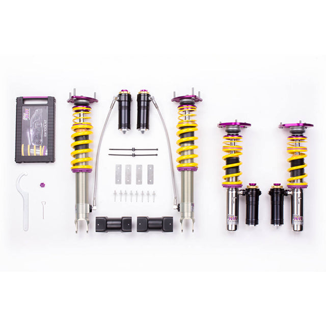 Adjustable-Coilovers,-Aluminum-Top-Mounts,-Rebound-And-Low--High-Compression