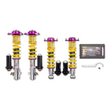 KW 39745216 Adjustable Coilovers, Aluminum Top Mounts, Rebound and Low & High Compression