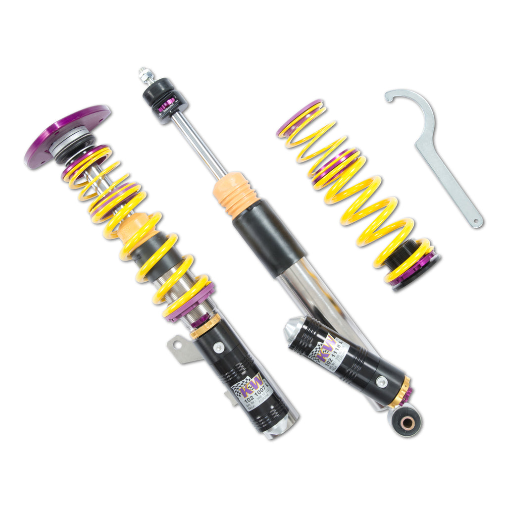 Adjustable-Coilovers,-Aluminum-Top-Mounts,-Rebound-And-Low--High-Compression