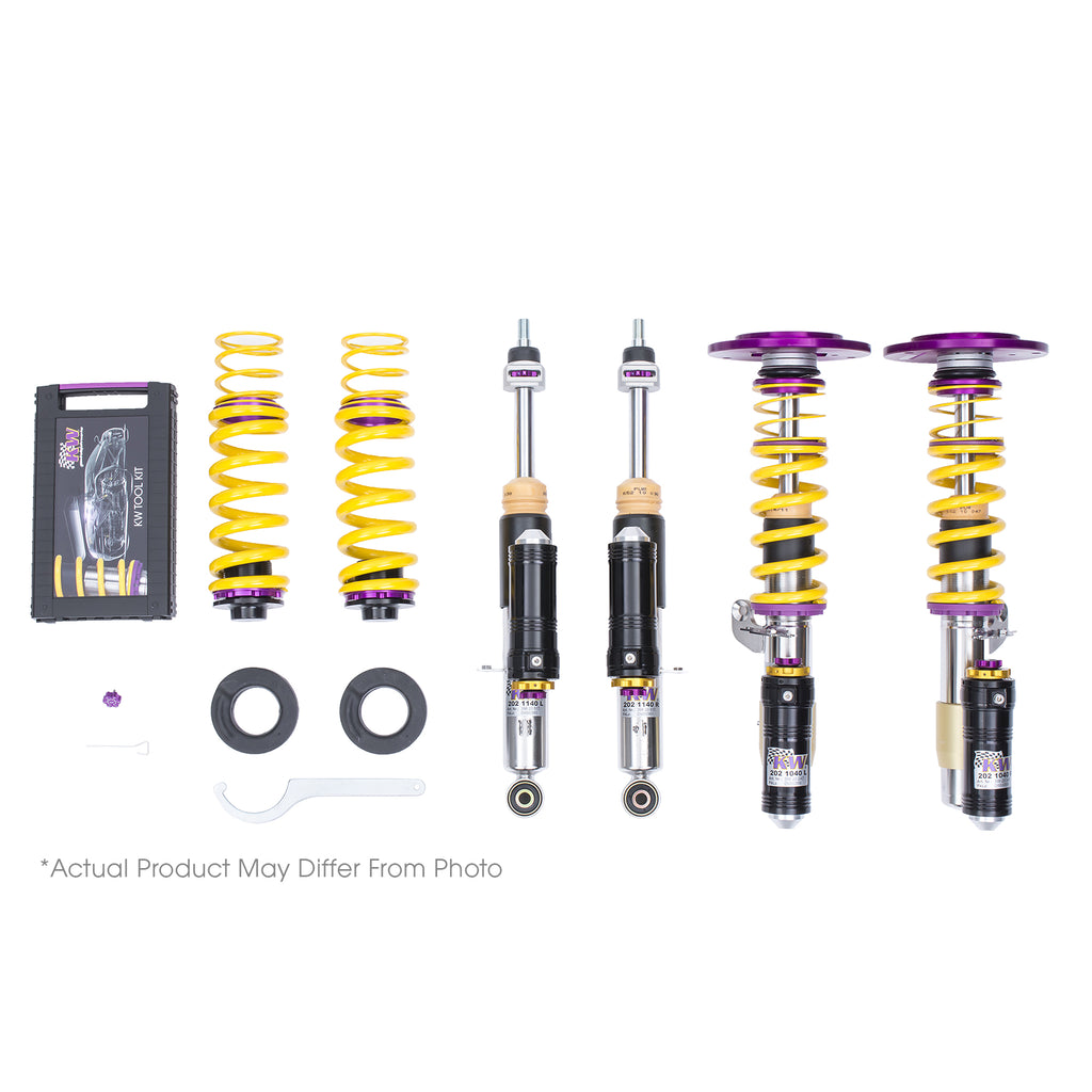 Adjustable-Coilovers,-Aluminum-Top-Mounts,-Rebound-And-Low--High-Compression