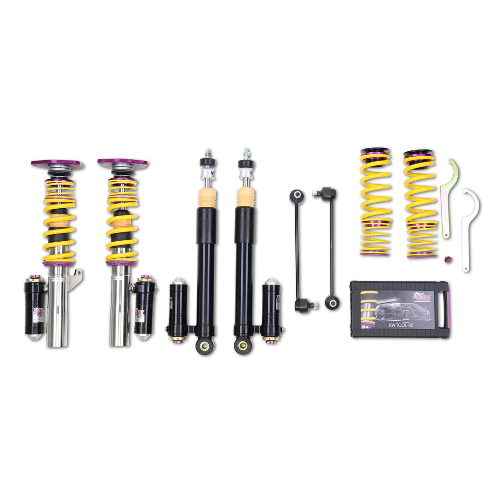 Adjustable-Coilovers,-Aluminum-Top-Mounts,-Rebound-And-Low--High-Compression