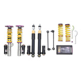 KW 39710250 Adjustable Coilovers, Aluminum Top Mounts, Rebound and Low & High Compression