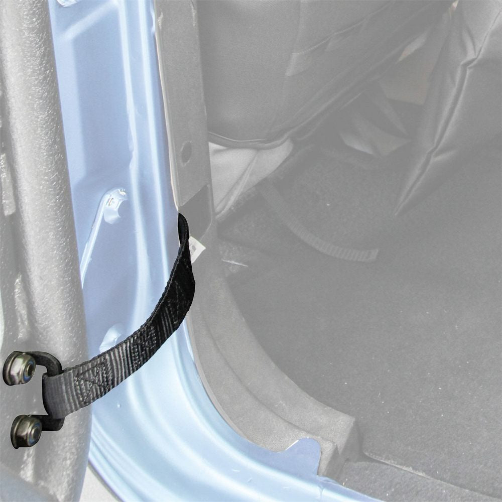Adjustable-Door-Strap;-Sold-As-Pair;-Black