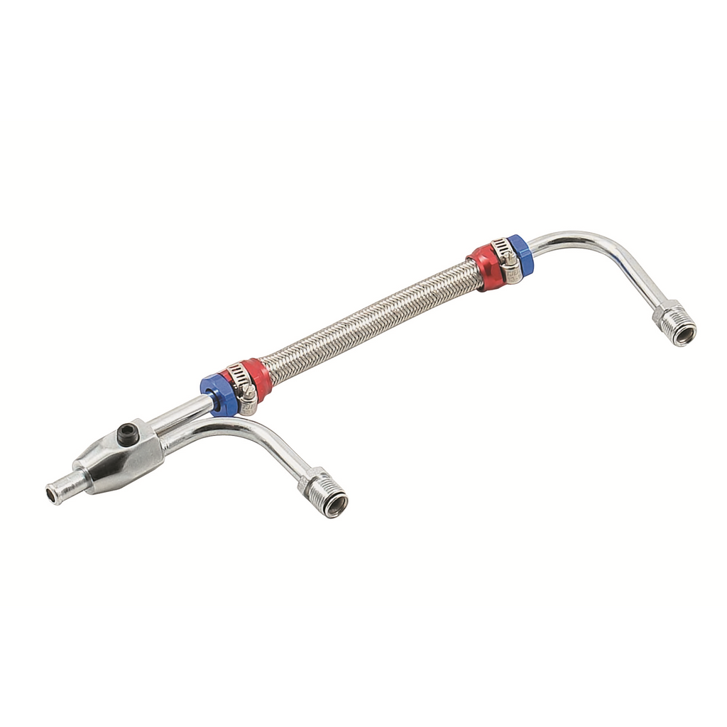 Adjustable-Fuel-Line-With-Red-And-Blue-Hose-Ends