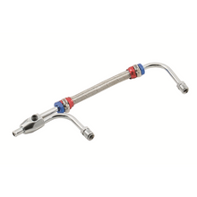 Load image into Gallery viewer, Adjustable-Fuel-Line-With-Red-And-Blue-Hose-Ends