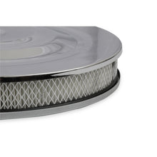 Load image into Gallery viewer, Air-Cleaner---14-Inch-Diameter-X-2-14-Inch-Tall---Chrome