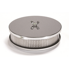 Load image into Gallery viewer, Air-Cleaner---6-12-Inch-Diameter,-2-Inch-Tall---Chrome