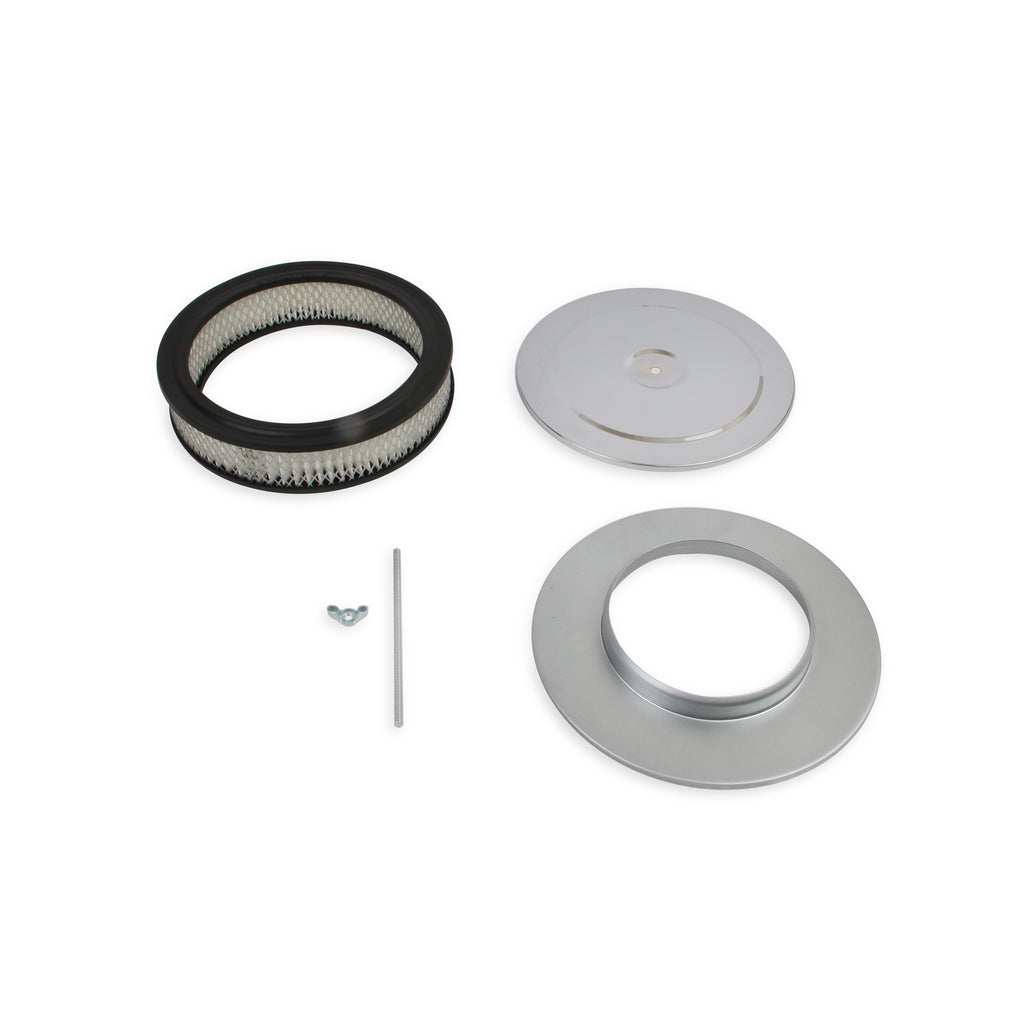 Air-Cleaner---9-Inch-Diameter-X-2-34-Inch-Tall---Chrome