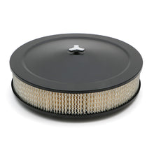Load image into Gallery viewer, Air-Cleaner---Dominator---14-In.-X-3-In.-Filter---Powder-Coat-Asphalt-Black