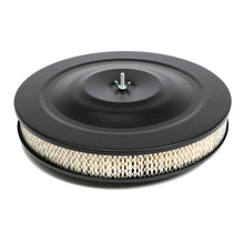 Load image into Gallery viewer, Air-Cleaner---Flat-Base--14-In.-X-3-In.-Filter---Powder-Coat-Asphalt-Black