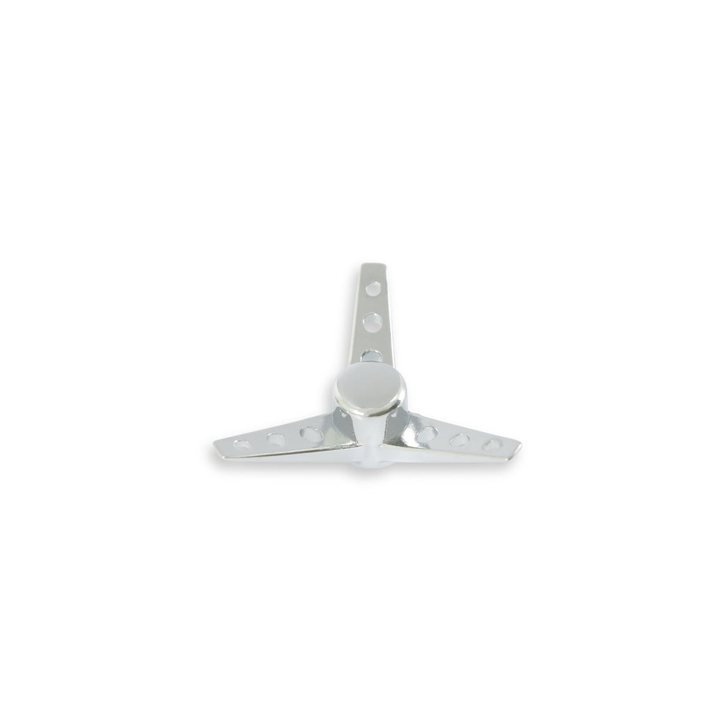 Air-Cleaner-Wing-Nut---Tri-Bar---Chrome